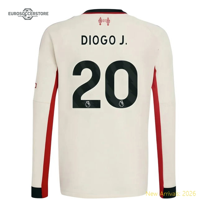 Liverpool Diogo J. Gentle Kids Jersey Kids-safe Technology Stretchy