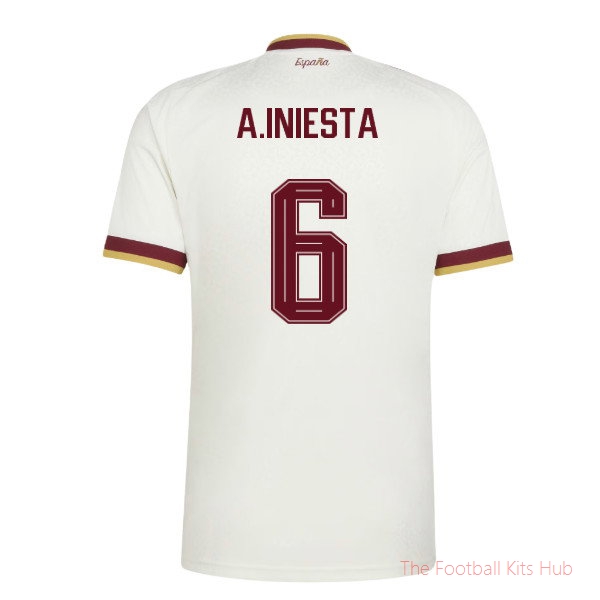 2026-2027 Spain Away Shirt (A.Iniesta 6)