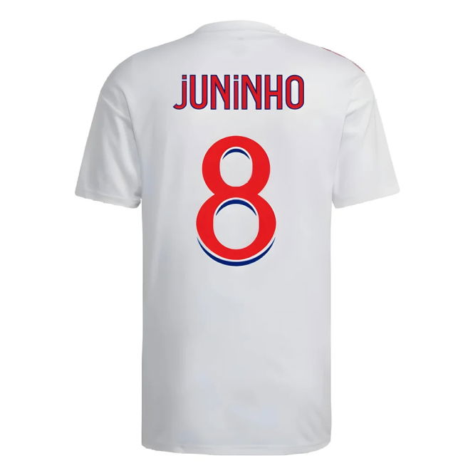 Match Quality Lyon Olympique Lyon Home Shirt Juninho #8 New Releas...