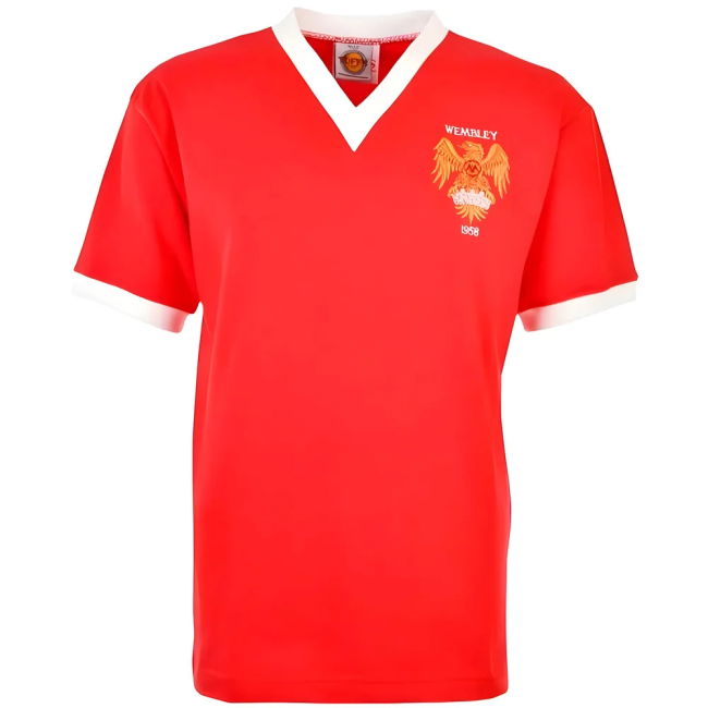 Manchester Reds 1958 FA Cup Final Retro Top