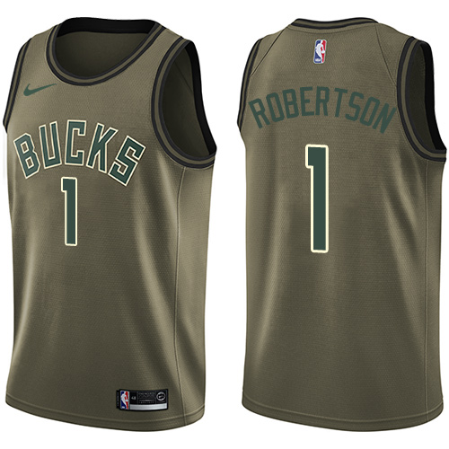 MIL Green Nike M. Bucks #1 NBA Jersey NBA Fan Apparel Premium Quality