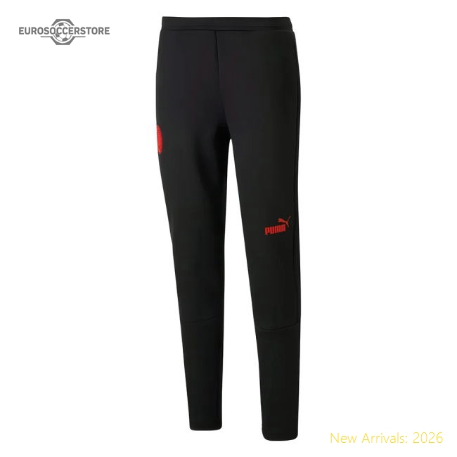 Professional-Grade 2022-2023 Ac Milan Casuals Pants (Black)