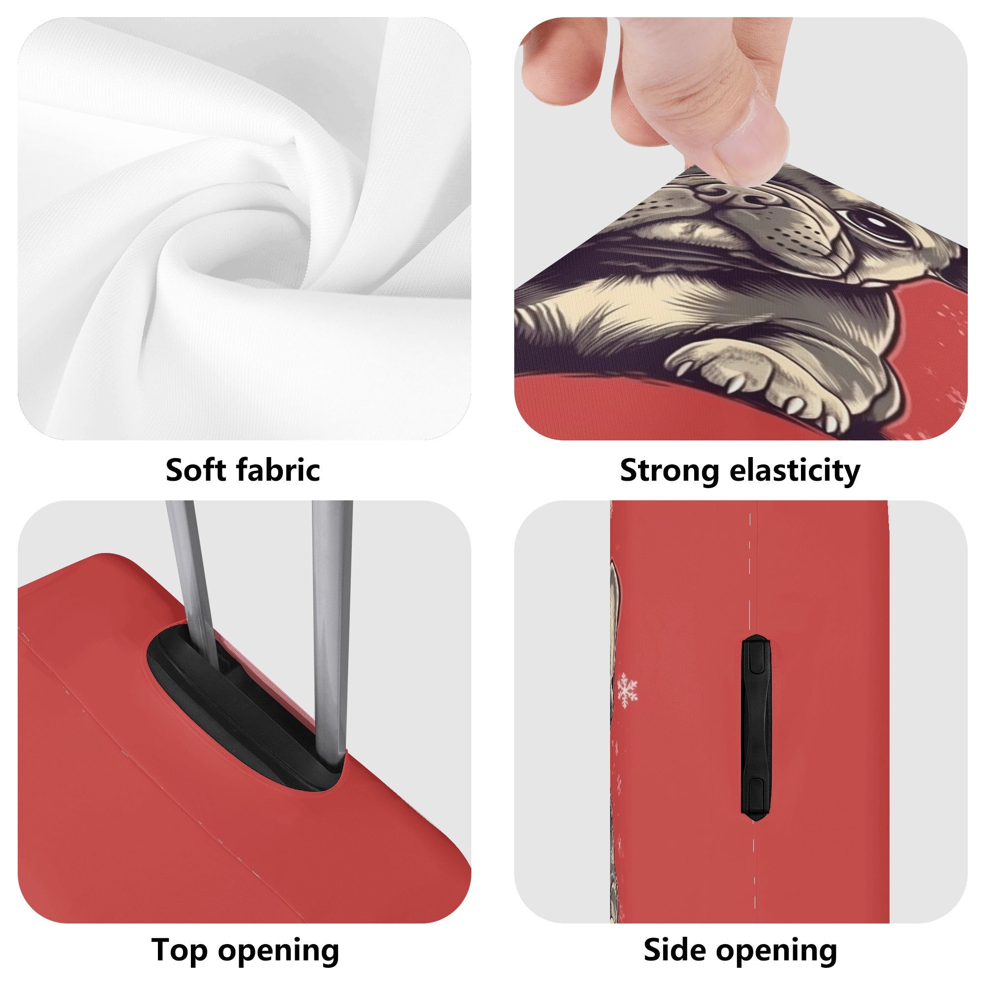 Duke - Frenchie Luggage Cover For Frenchie Pups | Comfort Fit