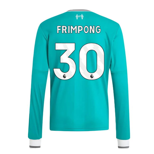 2025-2026 Liverpool Long Sleeve Third Shirt (Kids) (Frimpong 30) (F...
