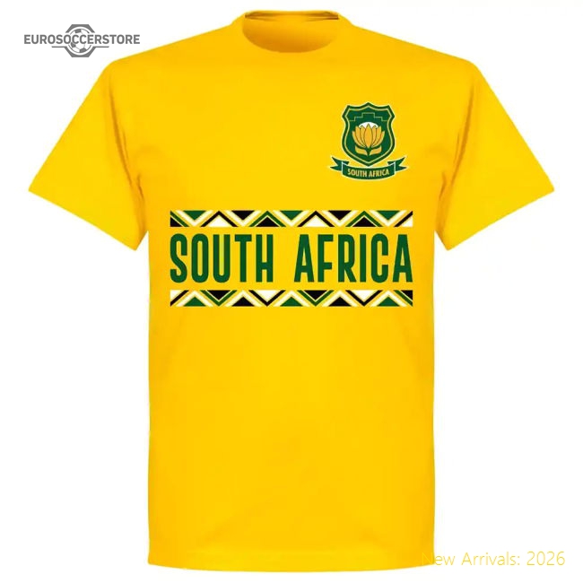 South Africa Rugby Team T-shirt - Yellow - Reasonable Price