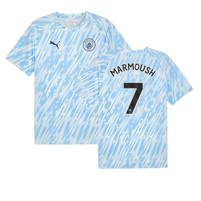 2025-20 Man City Home Jersey Marmoush #7 L M S