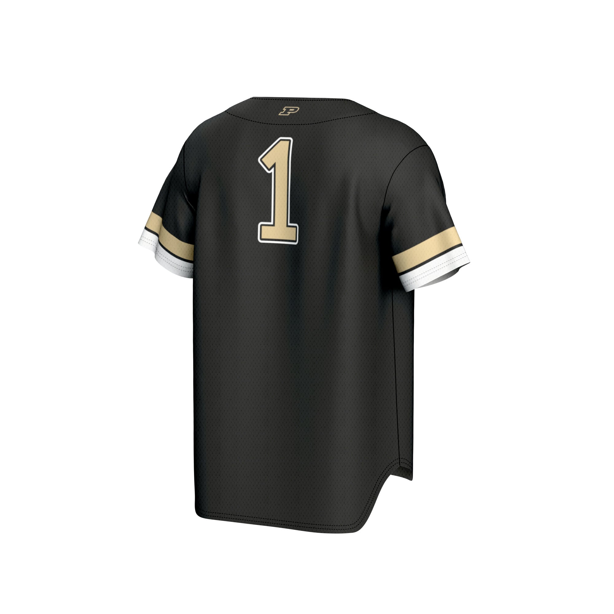 #1 Purdue Boilermakers GameDay Greats Youth Lightweight Collegiate Baseball Fashion Jersey - Black