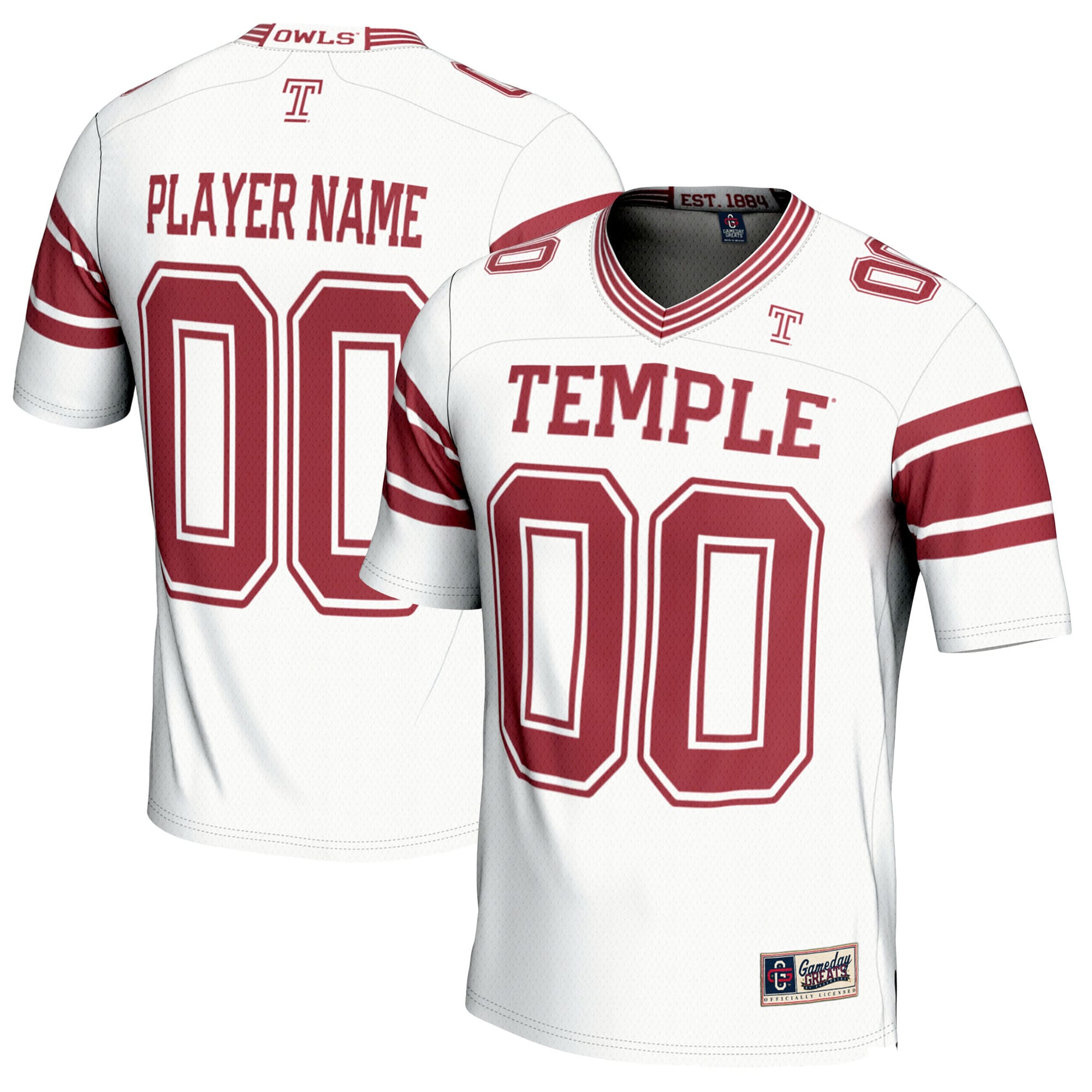 Temple Owls Football Jersey - White | Stadium Series 2026
