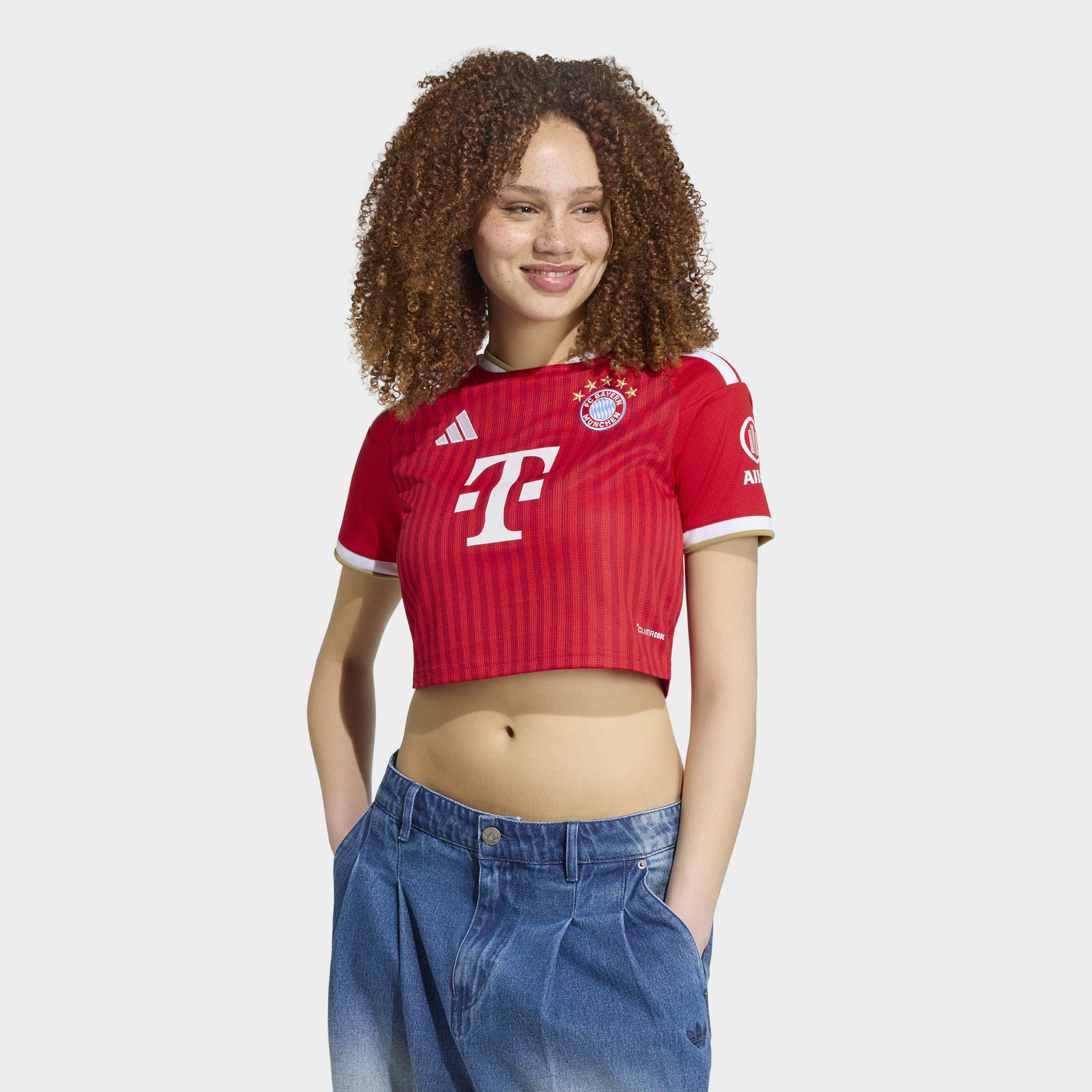 [SJH] Bayern Munich Women's 2026/27 Home Cropped Replica Jersey - Red