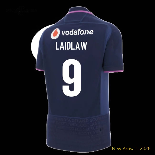 2025-2026 Scotland Home Rugby Shirt (Kids) (Laidlaw 9)