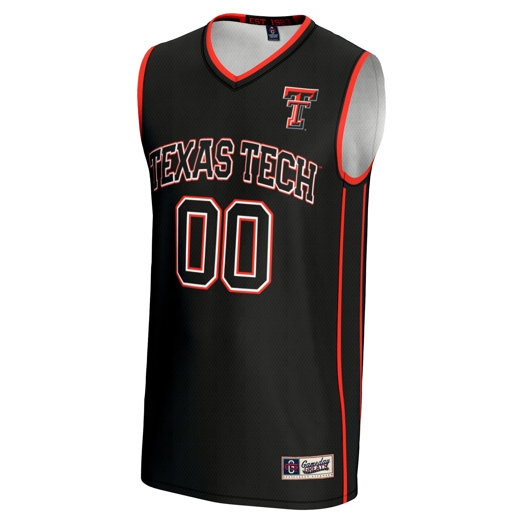 [NJP] Texas Tech Red Raiders GameDay Greats Youth NIL Pick-A-Player Lightweight Men's Basketball Jersey - Black