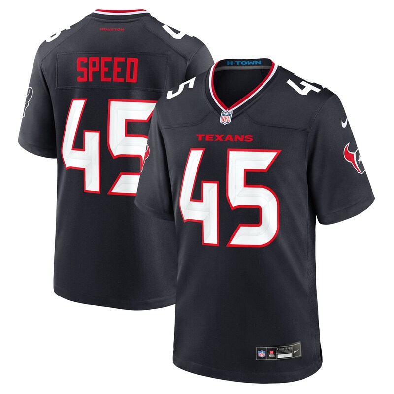 None E.J. Speed HOU Texans Iconic High-Quality Jersey for NFL Fans