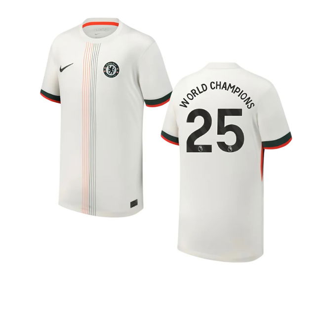 2025-2026 Chelsea Away Shirt (Kids) (World Champions 25)
