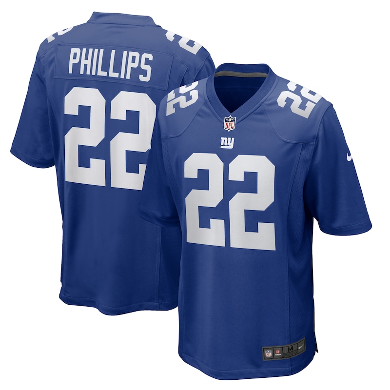 None Dru Phillips NY Giants Vintage Official Jersey Game Day Wear