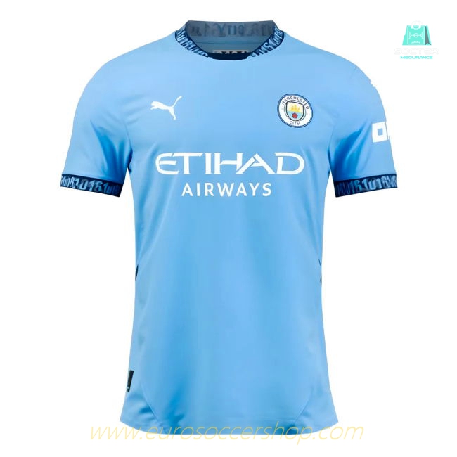 2024-2025 Man City Home Authentic Shirt with packaging (Savinho 26)
