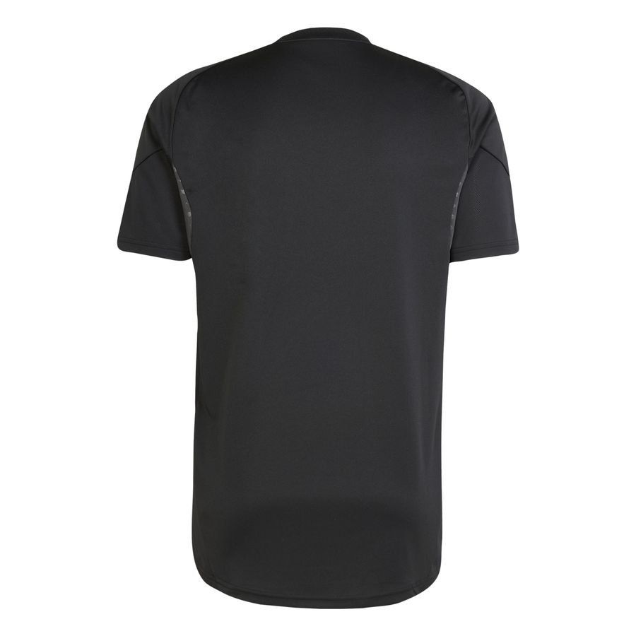 Juventus Training T Shirt Tiro 25 Jet Black In Multiple Adult Sizes