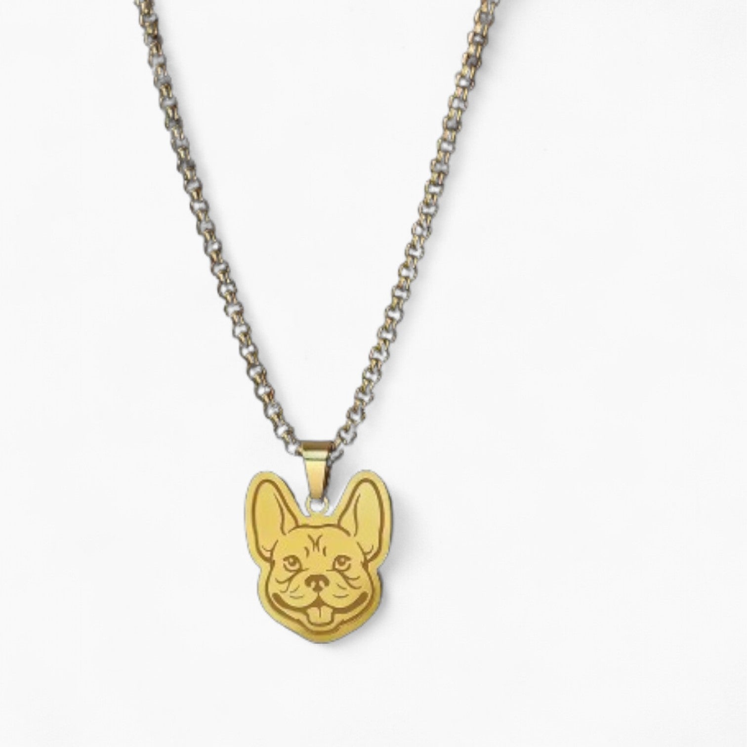 Bulldura French Bulldog Necklace Steel – Durable Dog Lover Pendant