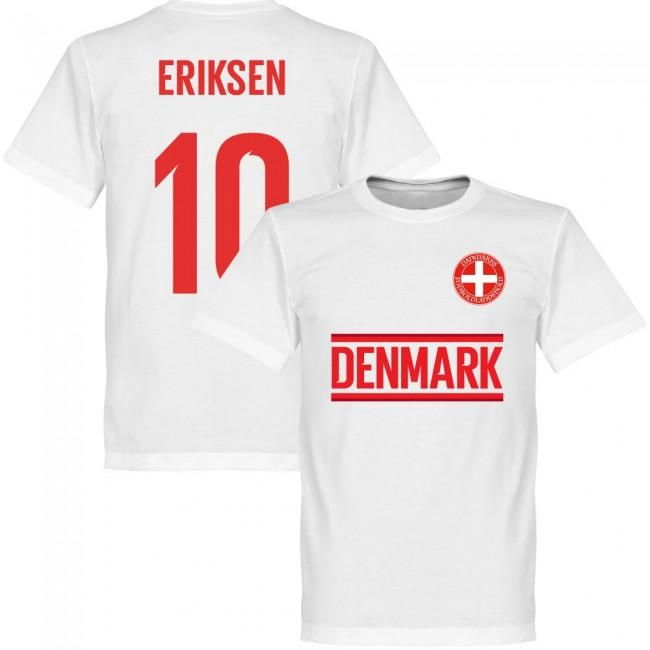 Authentic Denmark Eriksen 10 Cup Authentic Replica World Jersey