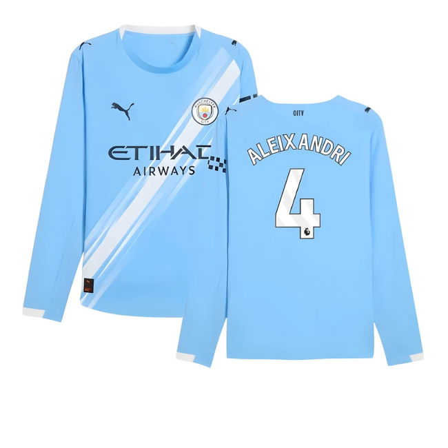 Premium 2025-2026 Man City Home With Classic Design - Premier League