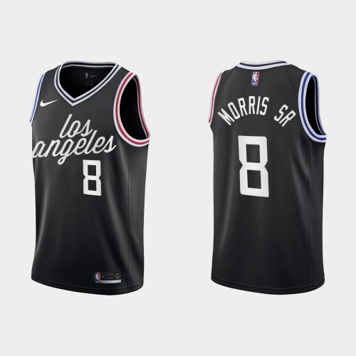 Nike Clippers Black Angeles Clippers #8 Jersey - Budget-Friendly