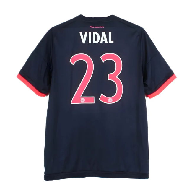 2015-16 Bayern Munich Third Official Shirt (Vidal #23) (S) (Excellent)