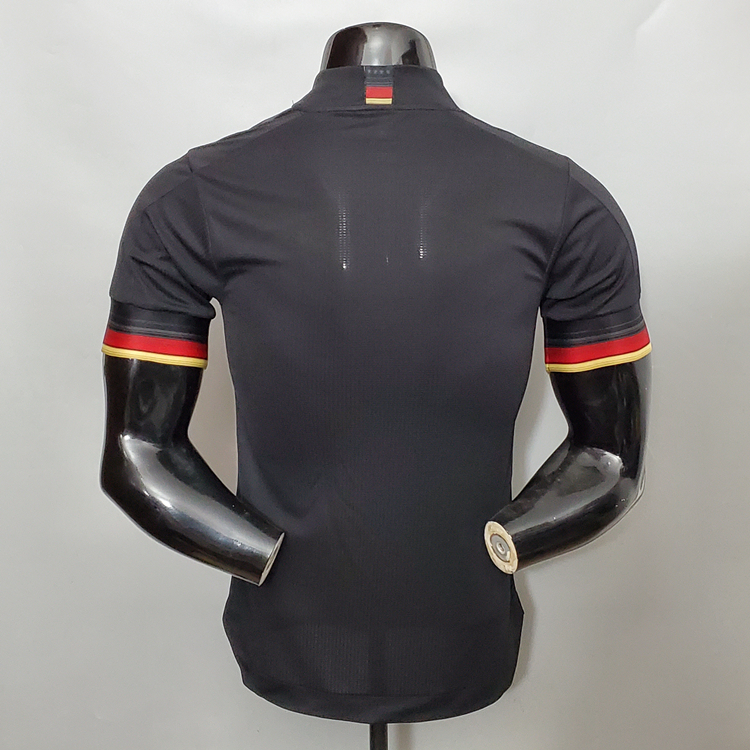 Euro 2020 Germany Away Black Soccer Jersey Football Shirt Player