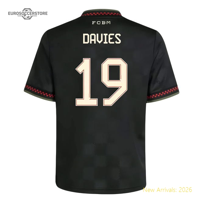 Replica Bayern Munich Third Kids) (davies Jersey Athletic Fit