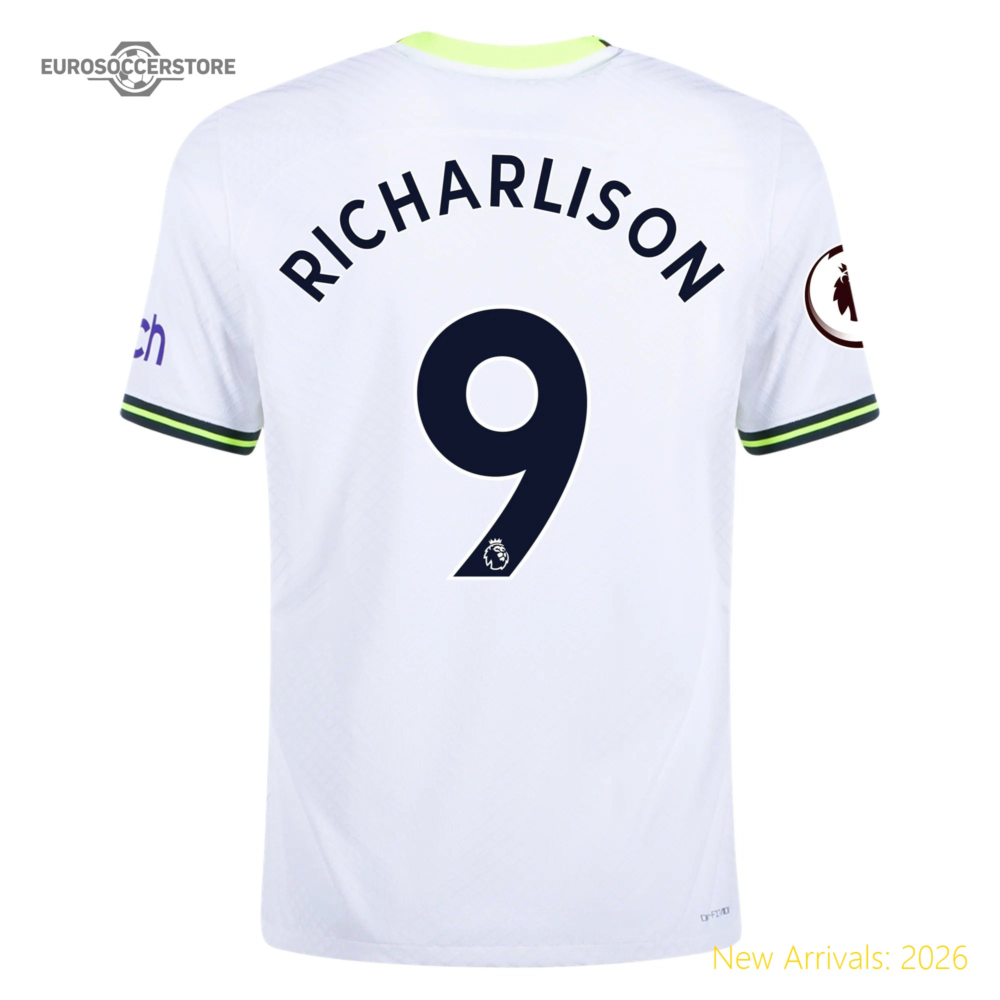 Men Tot Richarlison Tottenham Hotspur Home Authentic Home Jersey 2023