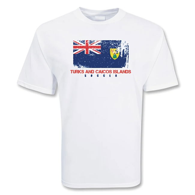 Premium-Quality Turks And Caicos Soccer T-Shirt Exclusive-Design