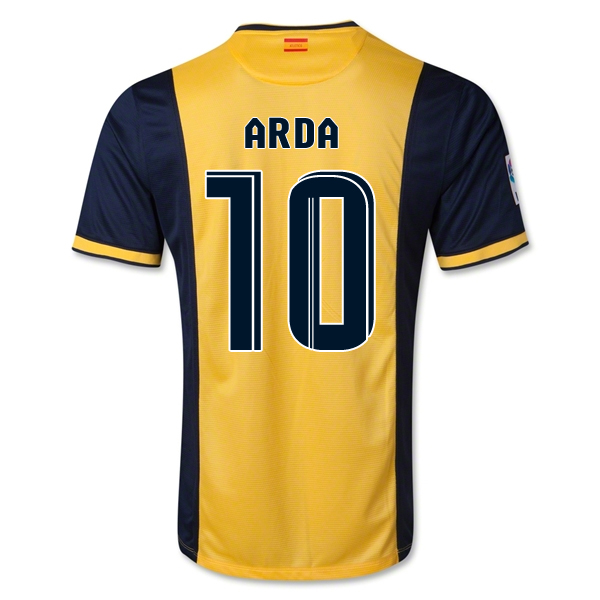 Match Quality 13-14 Atletico Madrid 10 Arda Away Soccer Jersey Shirt