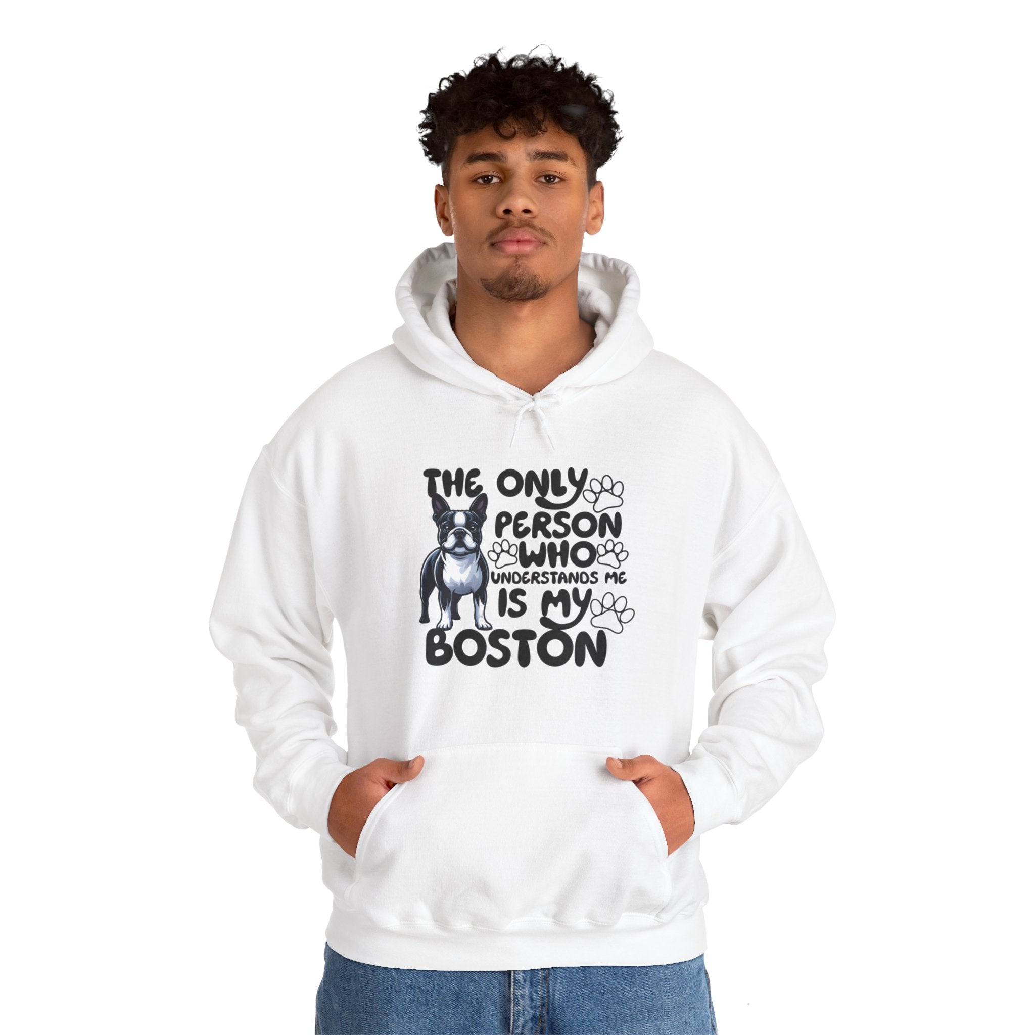 Bones - Durable Unisex Hoodie For Boston Terrier Lovers Casual Wear