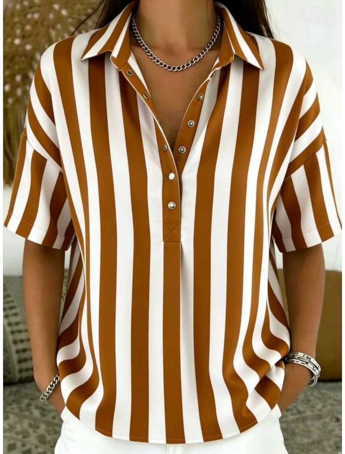 Women's Midi Dress Linen-feel Dresses Shift Dress Summer Dress Classic Casual Daily Loose Fit Plain Short Sleeve Crew Neck Blue Yellow Green Beige Summer Spring