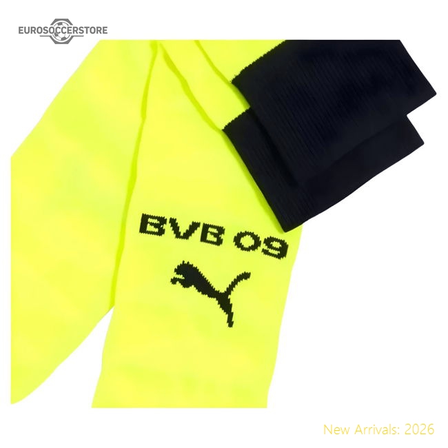 Genuine 2025-2026 Borussia Dortmund Away Socks (Yellow)