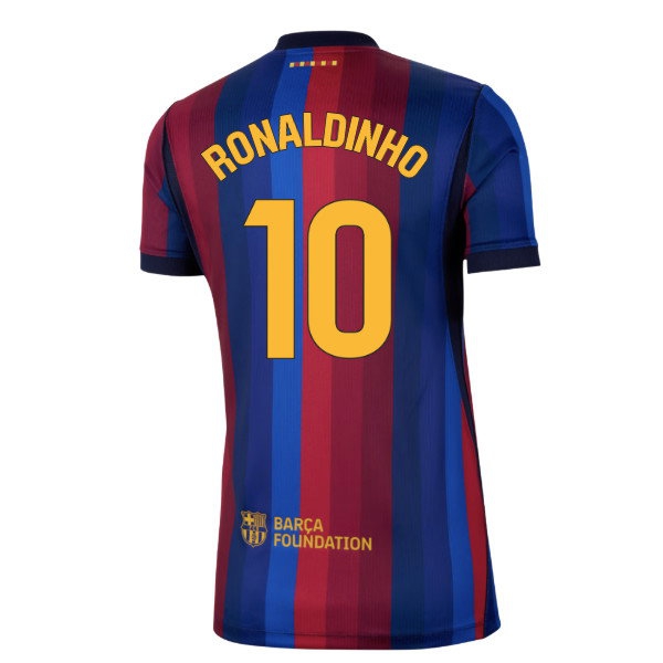 [LLS] 2026-2027 Barcelona Home Shirt (Womens) (Ronaldinho 10)