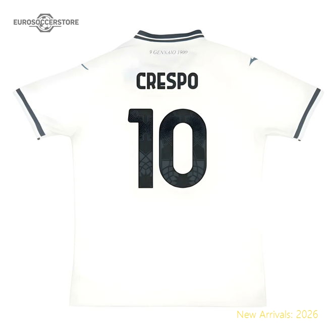 Performance Performance 2025-2026 Lazio Away Shirt (Crespo 10)