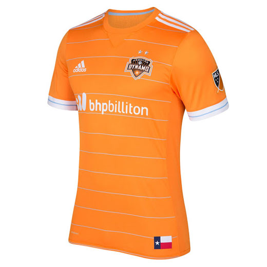 Match Quality Houston Dynamo Home 201718 Soccer Jersey Shirt