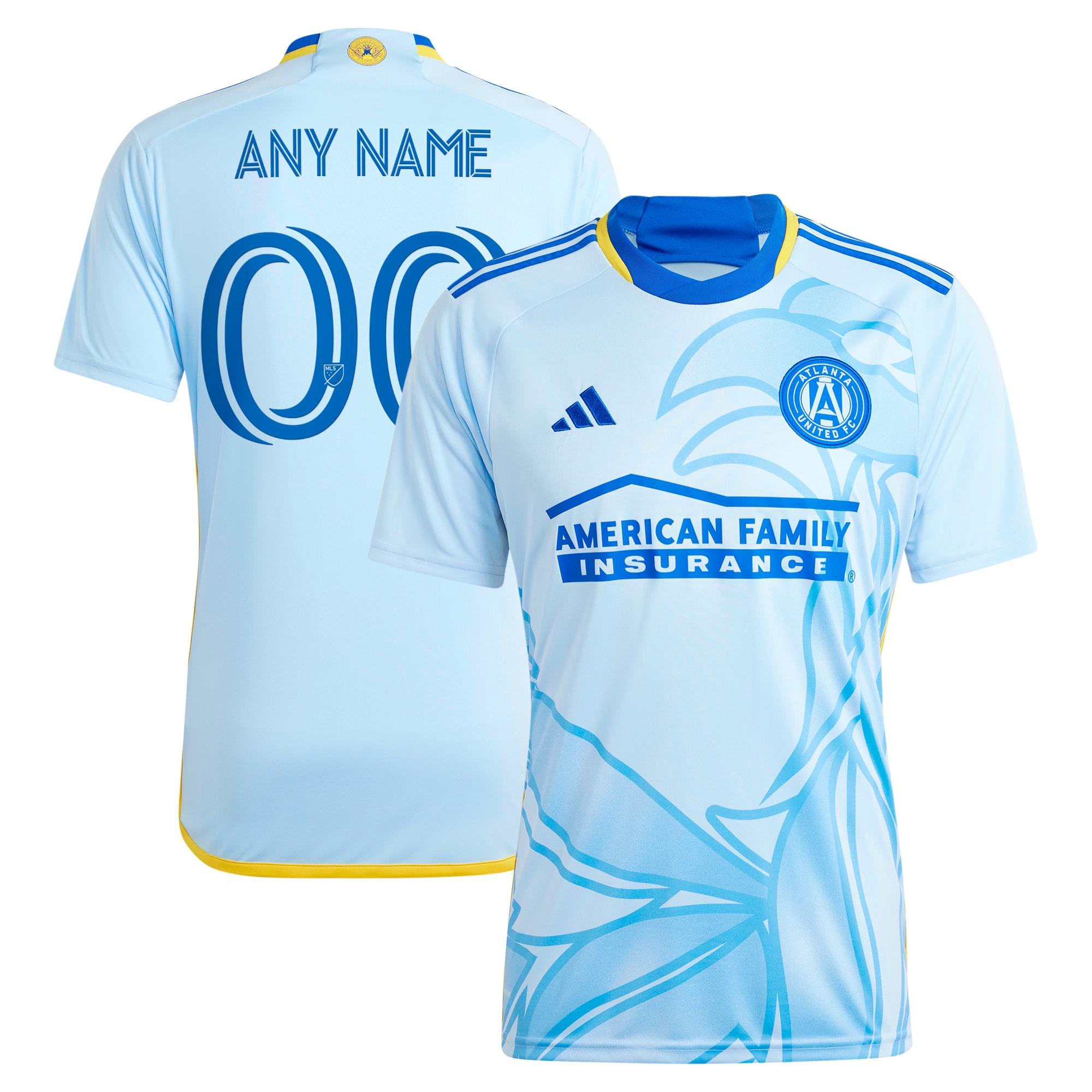 [SJH] Atlanta United FC 2024 The Resurgens Kit Replica Custom Jersey - Light Blue