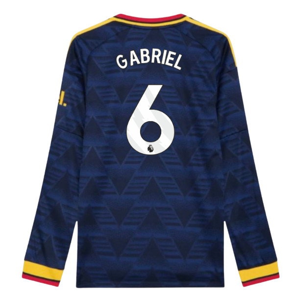 2026-2027 Arsenal Authentic Long Sleeve Away Shirt (Gabriel 6)