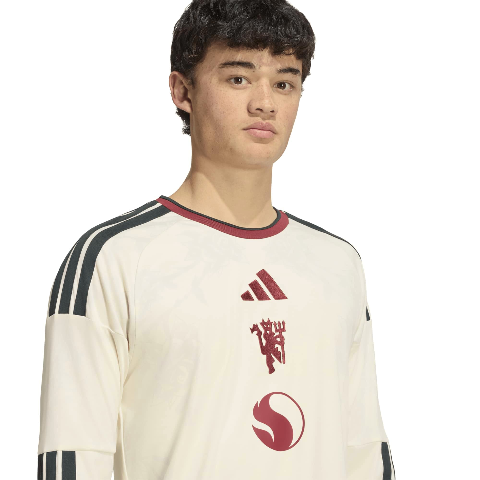 [JED] Manchester United 2026/27 Third Replica Long Sleeve Jersey - Cream