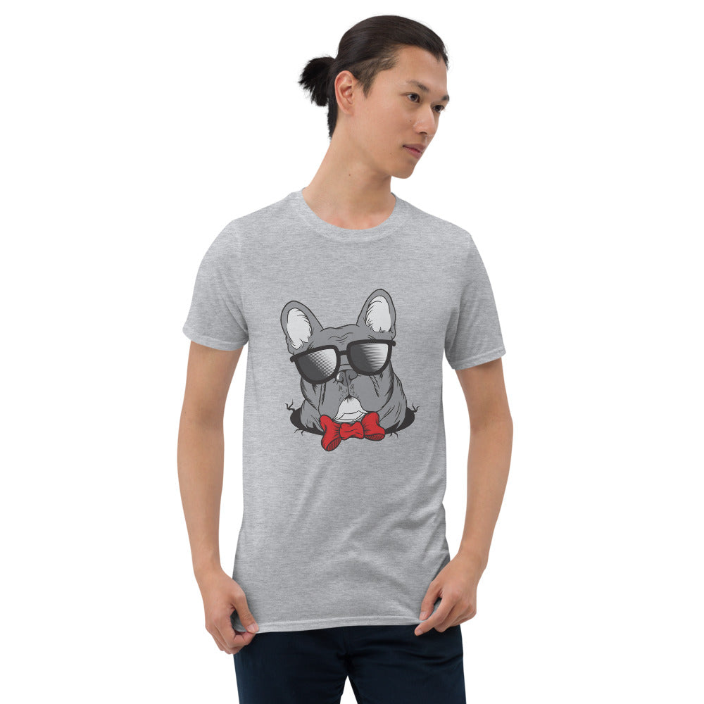 Frenchie with Sunglasses - Unisex T-Shirt