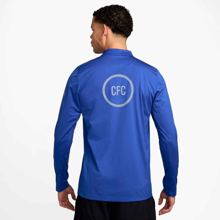 Chelsea Training Shirt SF Strike Drill 3rd - Game Royal/Field Silver