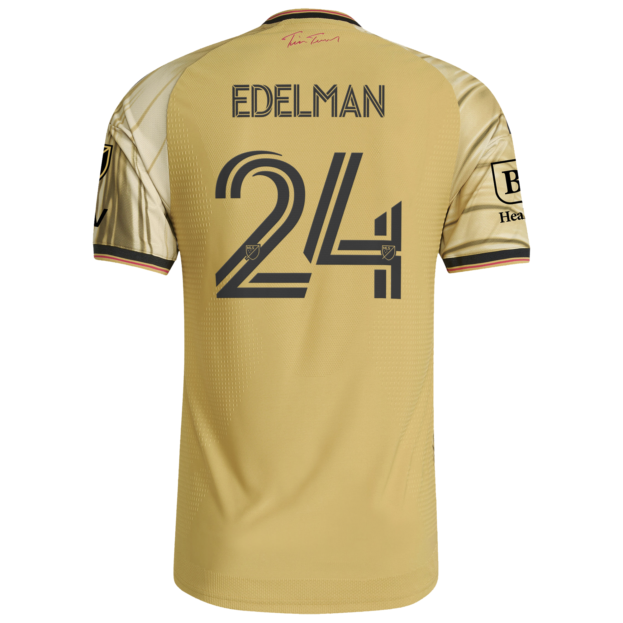 [SJH] Daniel Edelman St. Louis CITY SC 2026 The Tina Turner Kit On-Field Authentic Patch Jersey - Yellow