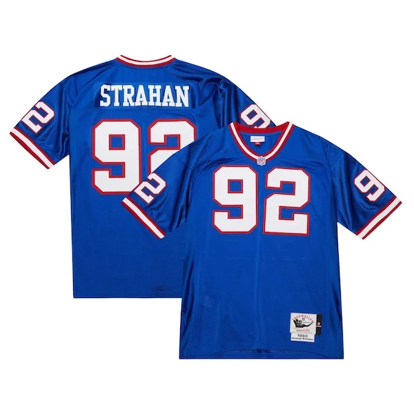 None Michael Strahan  Jersey - Royal | NFL Player Jersey | NFL Footbal