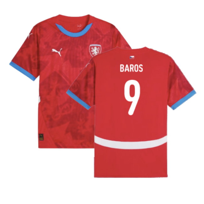 Official Czech Republic 2024-2025 Official Home Shirt Movement