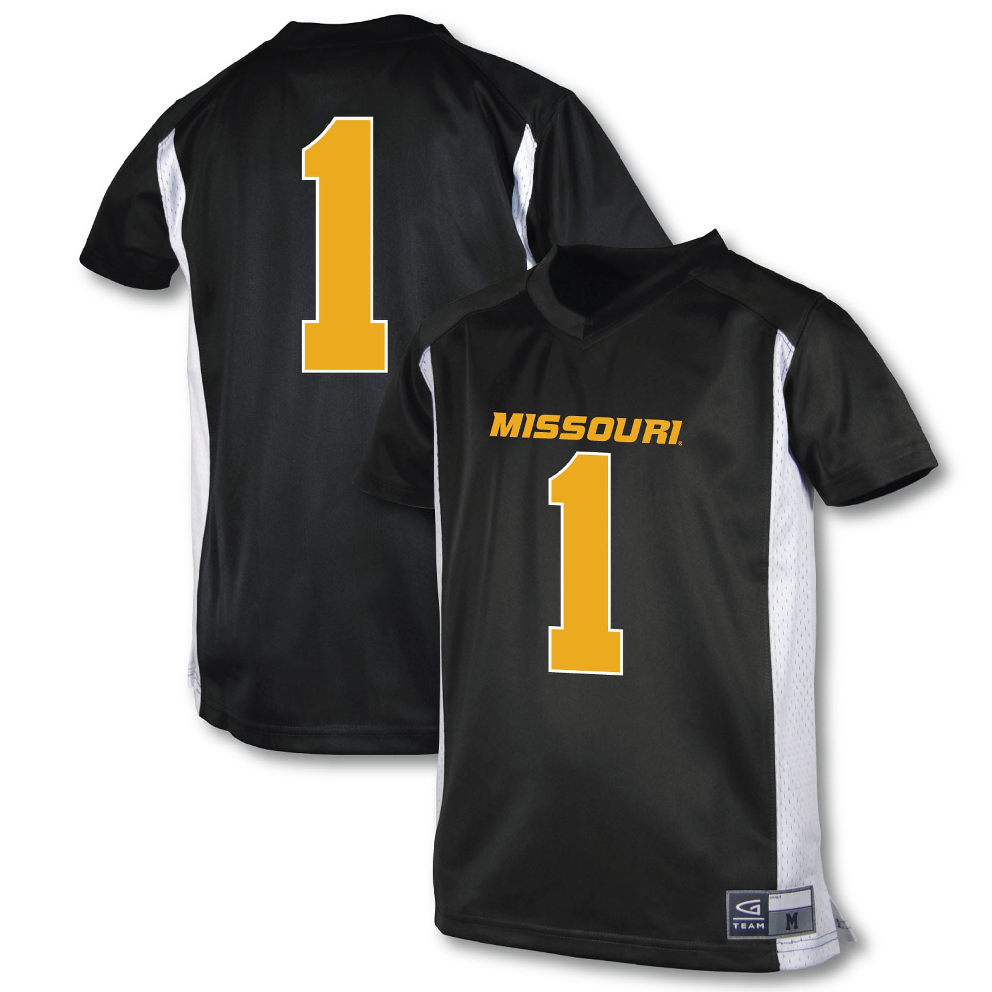 #1 Missouri Tigers Garb Youth 2026/2027 Football Jersey - Black