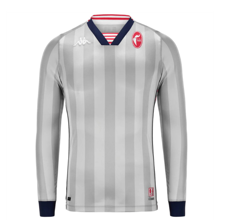 LC23 X SSC Bari 2425 Silver Long Sleeve Shirt 23 - Official Replica