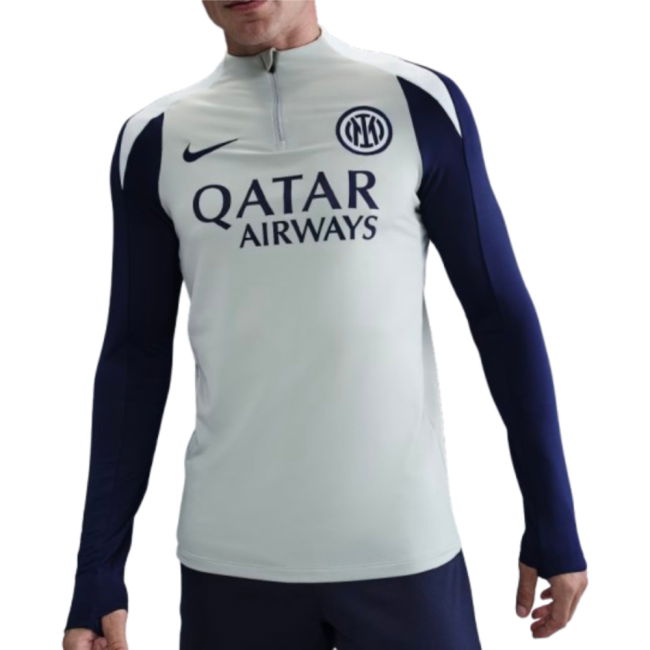 2025-2026 Inter Milan Strike Drill Top (Grey Haze)