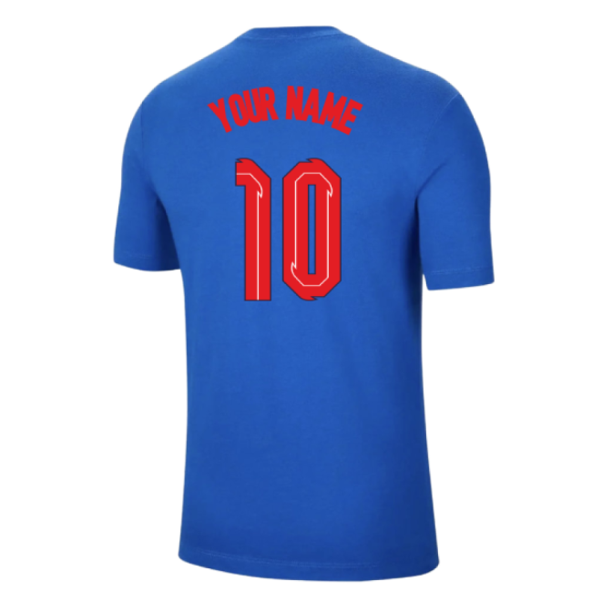 2020 England Tee - genuine durable Soccer Jersey - Kids (Your Name)