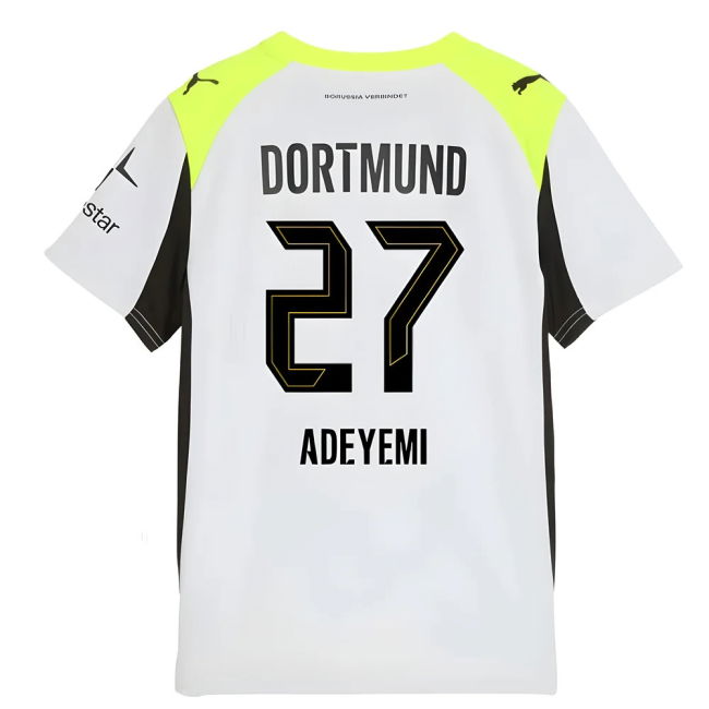 Borussia Dortmund 2025-2026 Away Football Jersey - Kids (Kids)