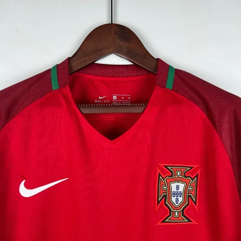 Cheap 2016-2017 Long Sleeve Portugal Jersey retro kit